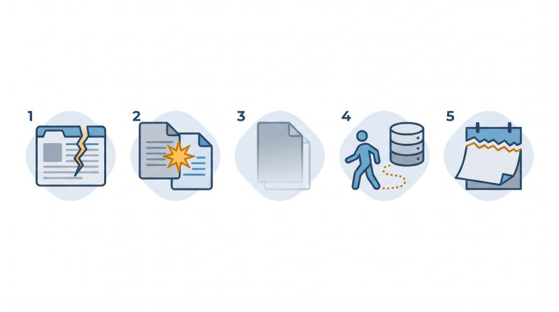 Database documentation: 5 mistakes dev teams keep making